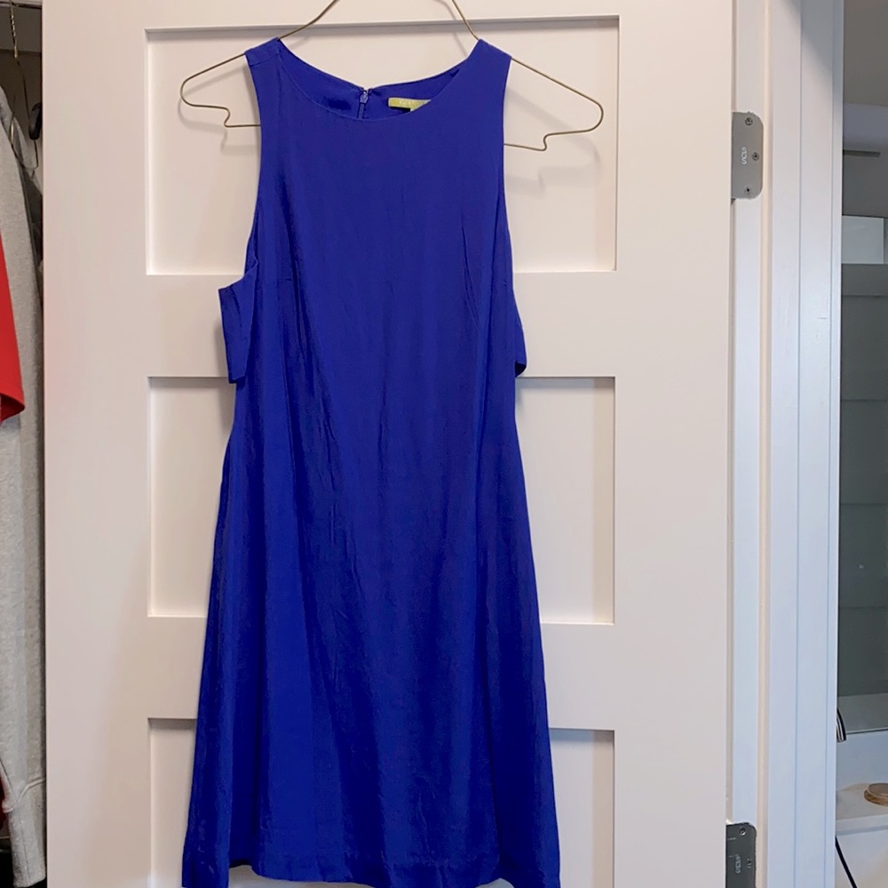 Gianni Bini Blue cut out dress